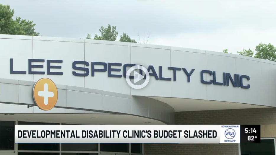 A Louisville clinic that provides healthcare for patients with intellectual and developmental disabilities will have its budget cut by millions.